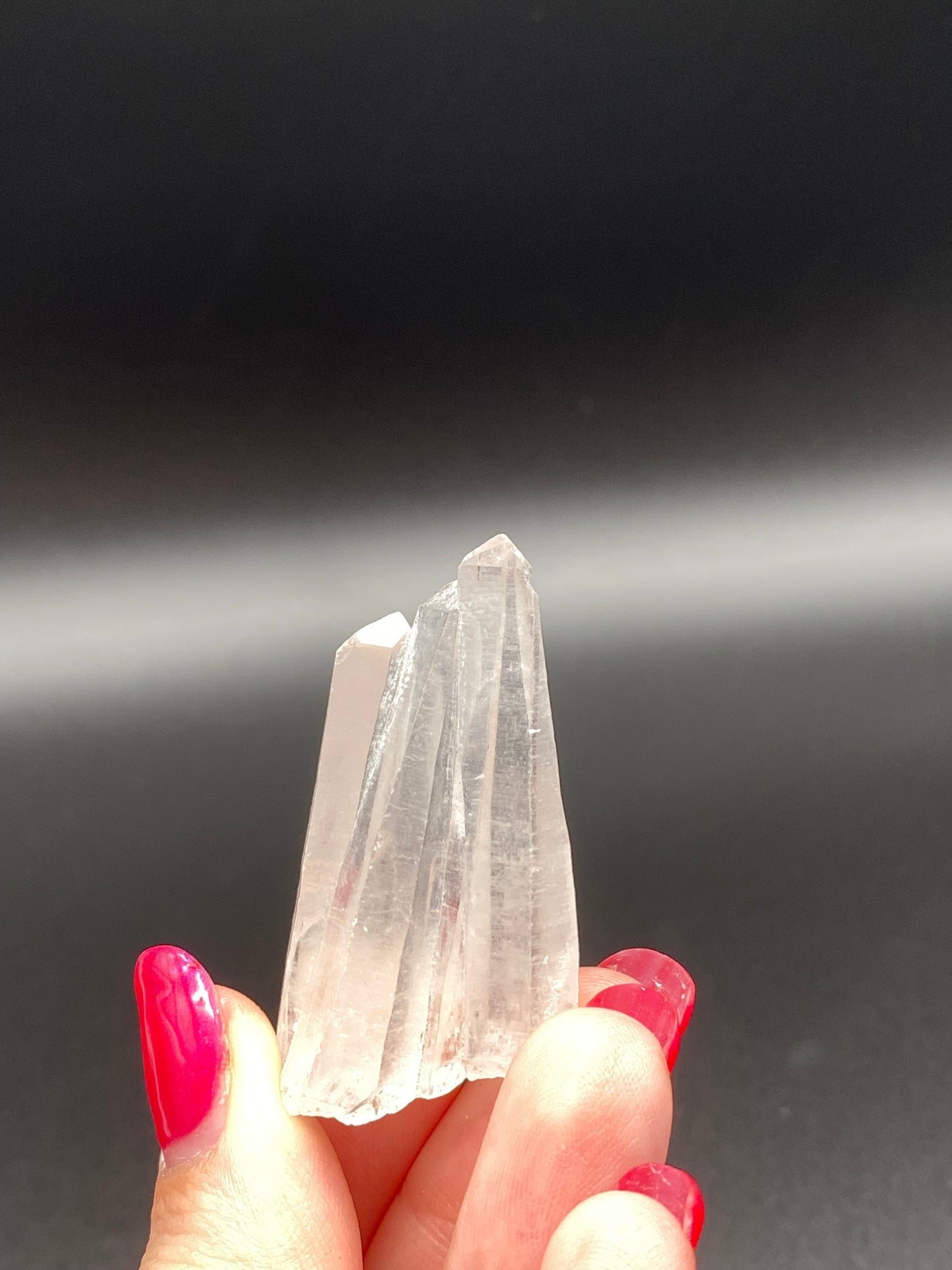 Punte Quarzo Ialino EXTRA con Maestro Laser, Lemuriano e Cattedrale 15gr