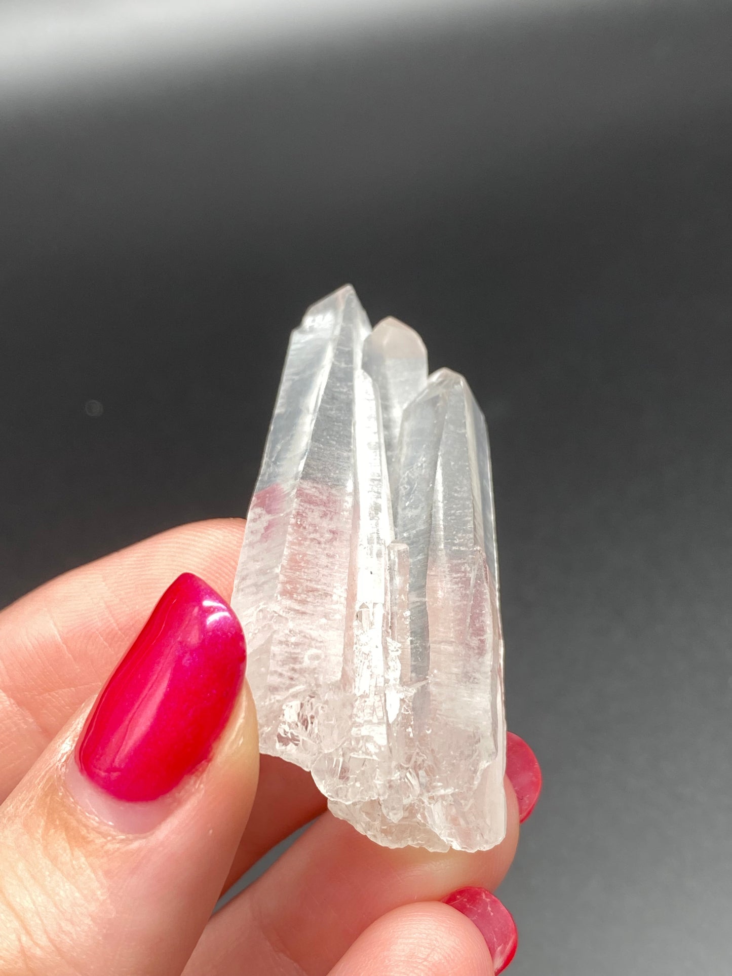 Punte Quarzo Ialino EXTRA con Maestro Laser, Lemuriano e Cattedrale 15gr
