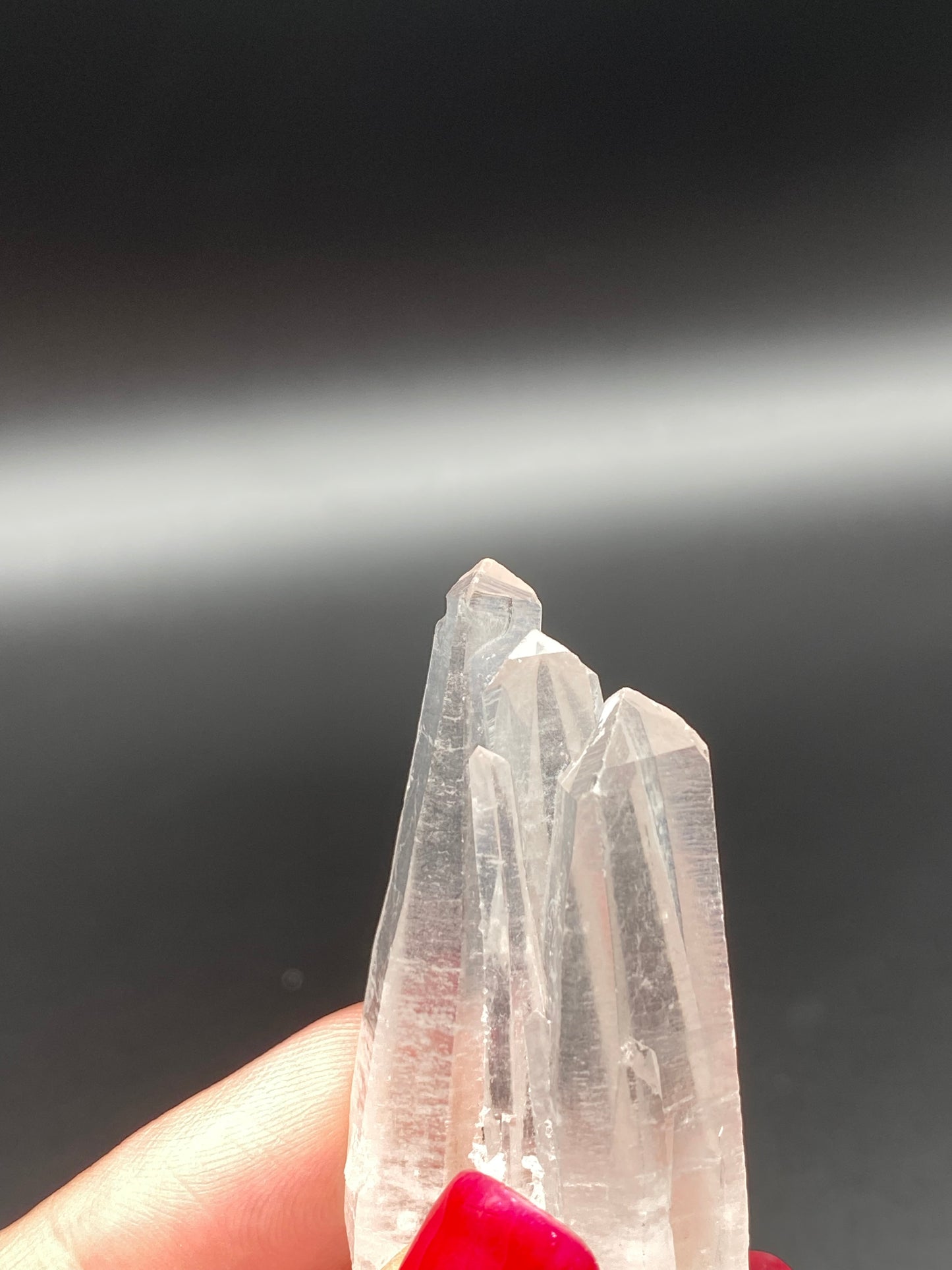 Punte Quarzo Ialino EXTRA con Maestro Laser, Lemuriano e Cattedrale 15gr