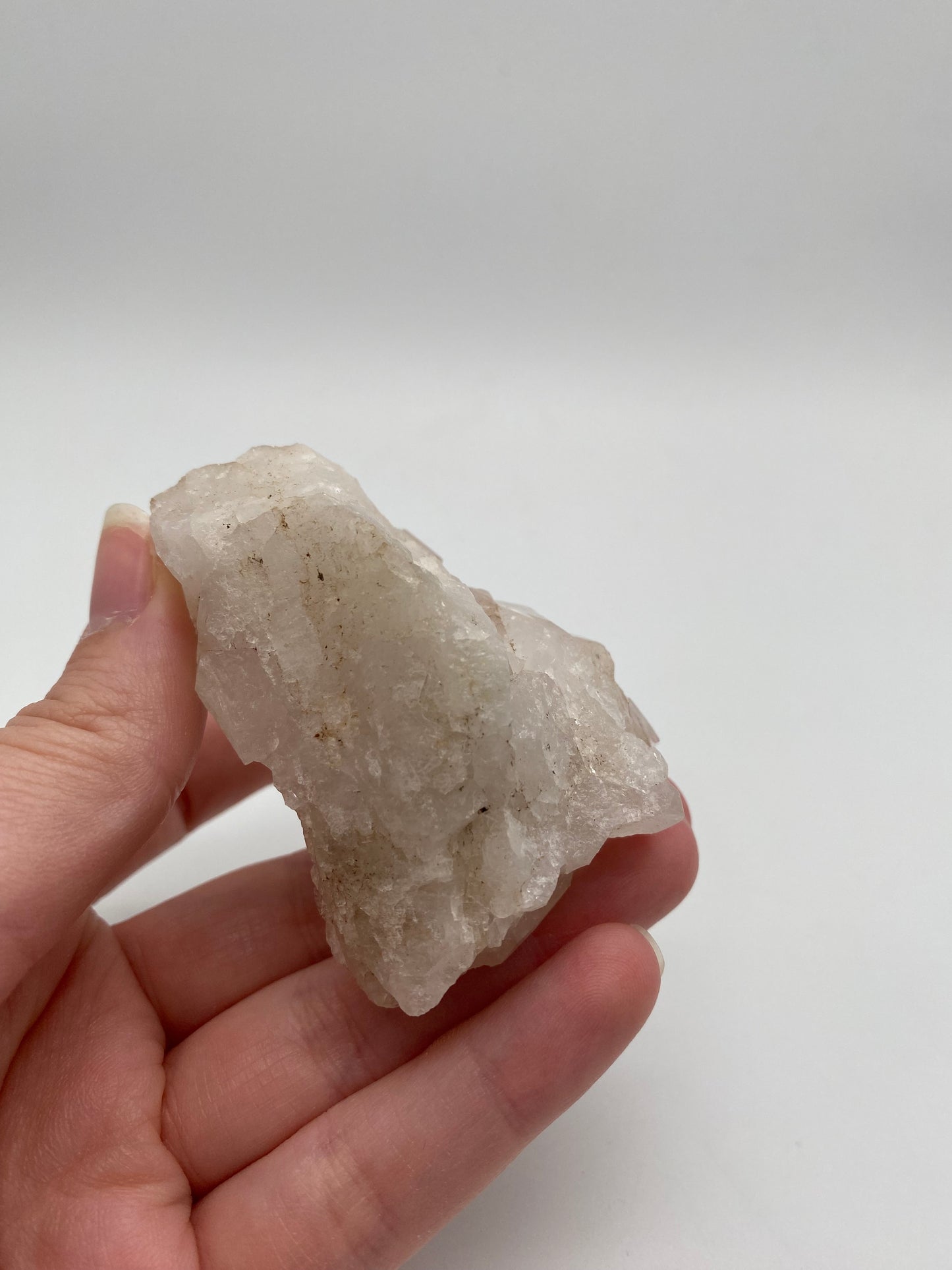 Cluster Quarzo Ialino con Maestro Arcobaleno 138gr