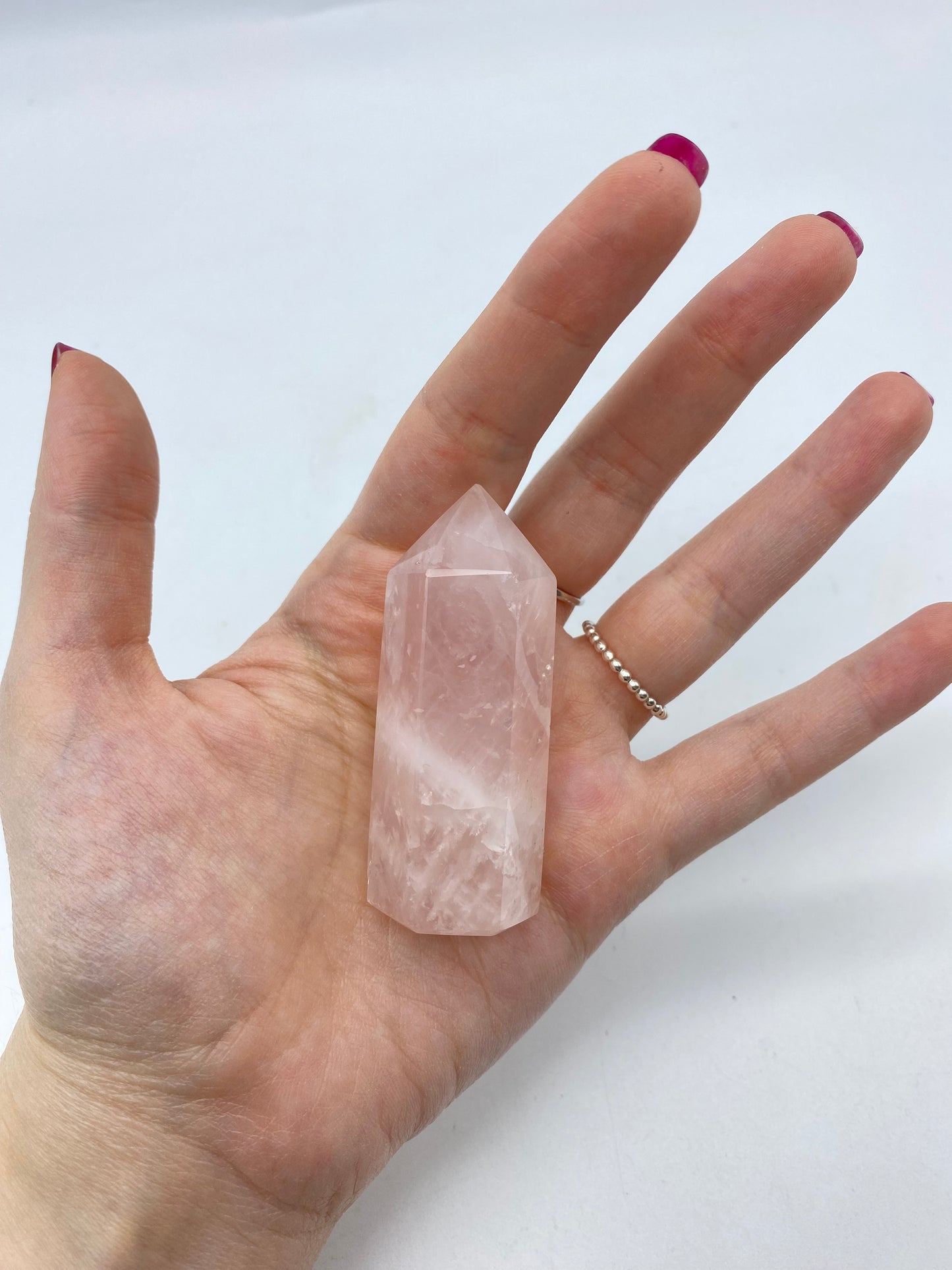 Obelisco Quarzo Rosa 6.5 cm
