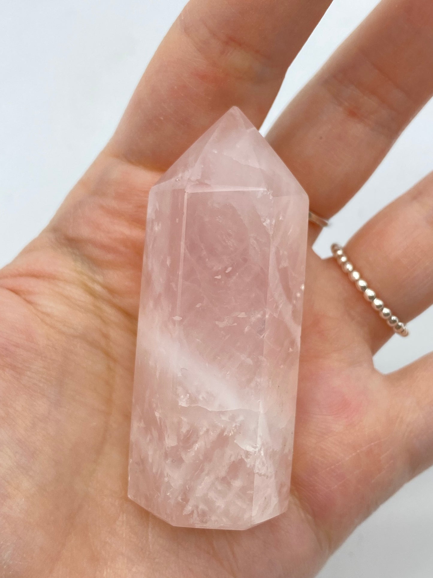 Obelisco Quarzo Rosa 6.5 cm