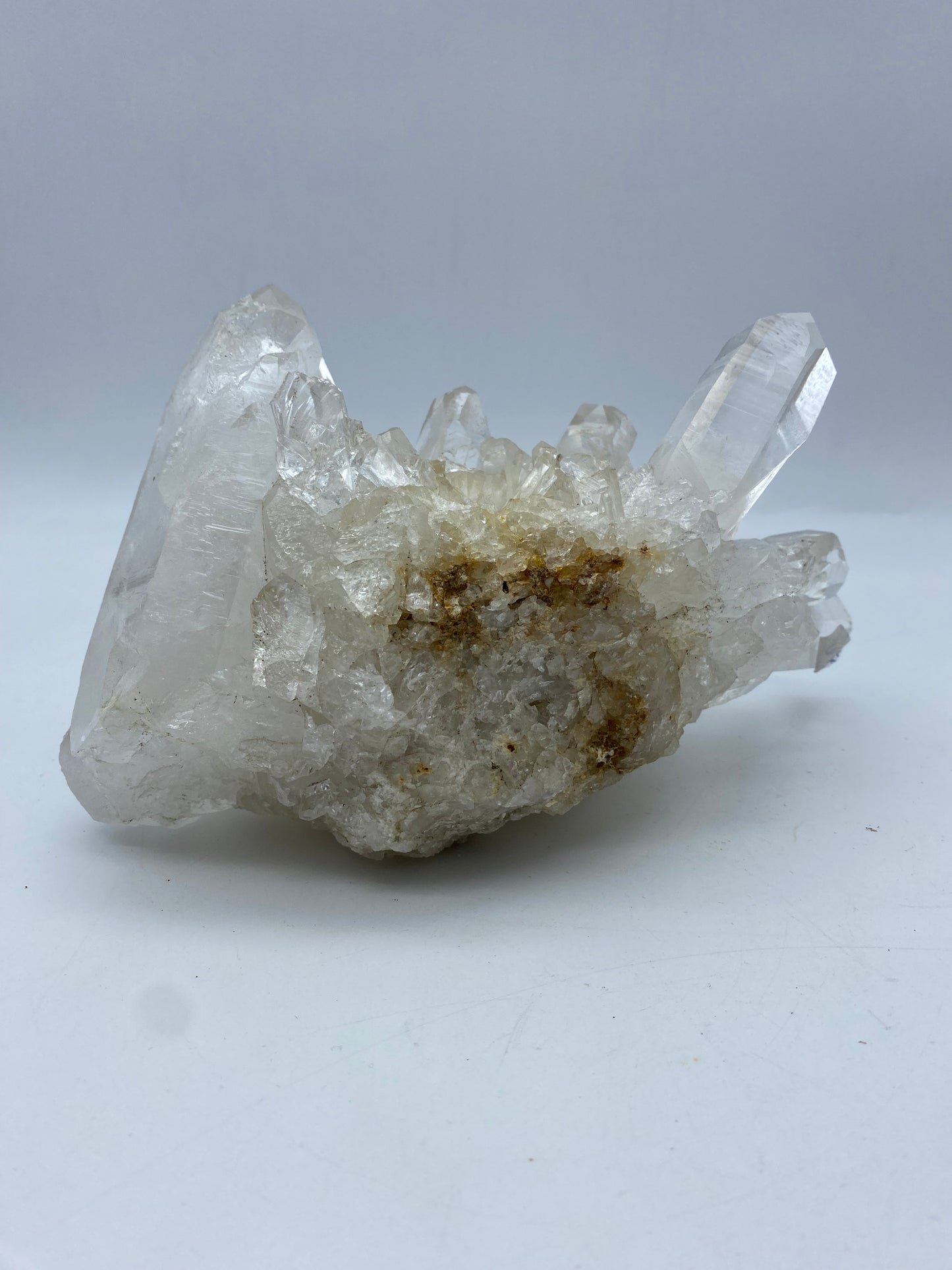 Cluster Quarzo Ialino con Inclusioni di Quarzo Citrino 1.9KG