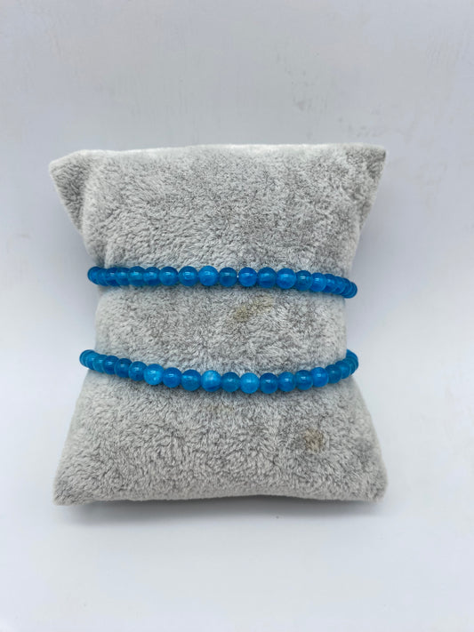 Bracciale Apatite Blu Sfere Extrasmall