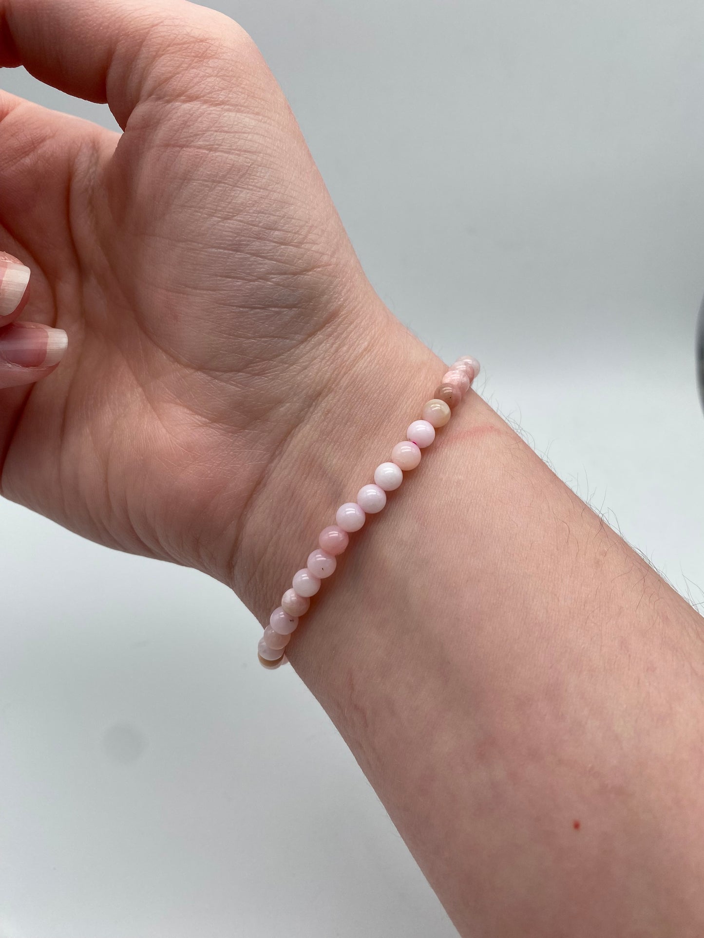 Bracciale Opale Rosa Sfera Extrasmall