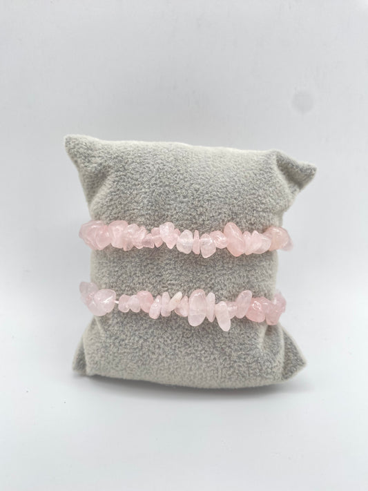 Bracciale Quarzo Rosa Chips