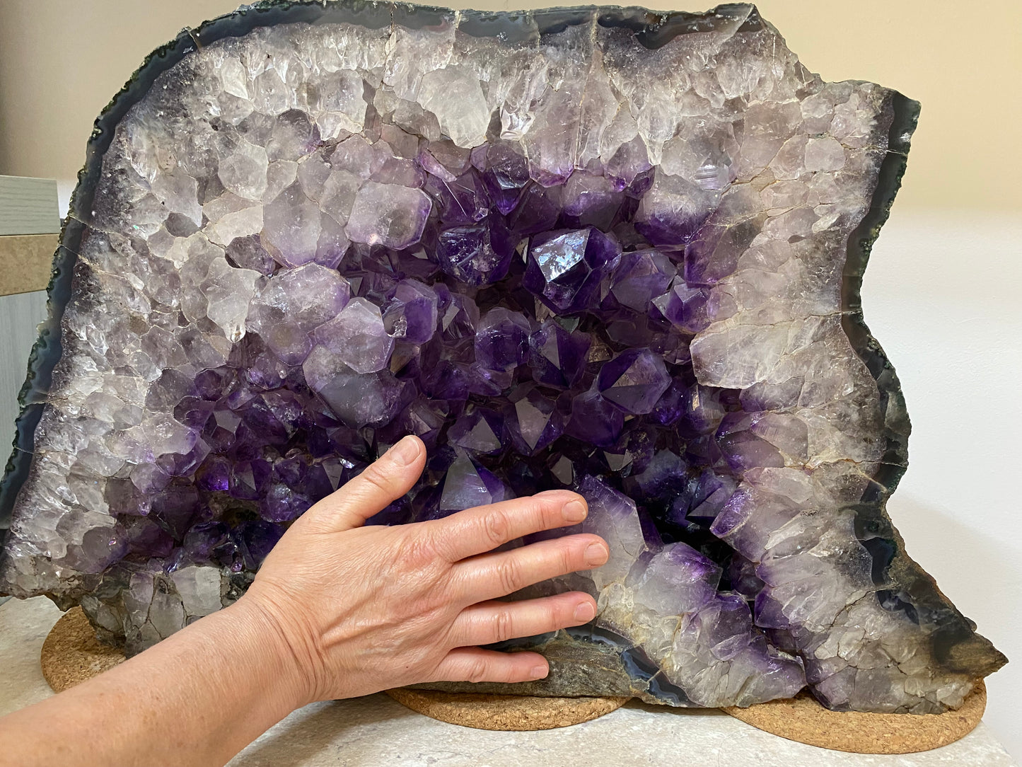 Geode di Ametista dell'Uruguay 25.5 KG