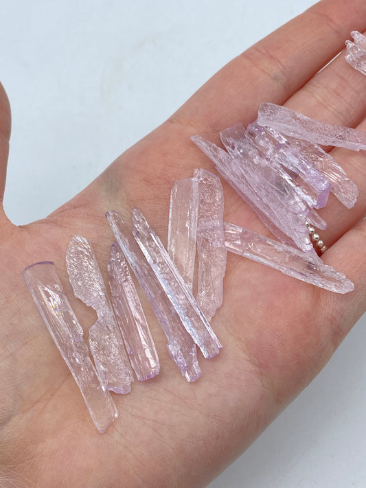 Bacchette Kunzite Grezze