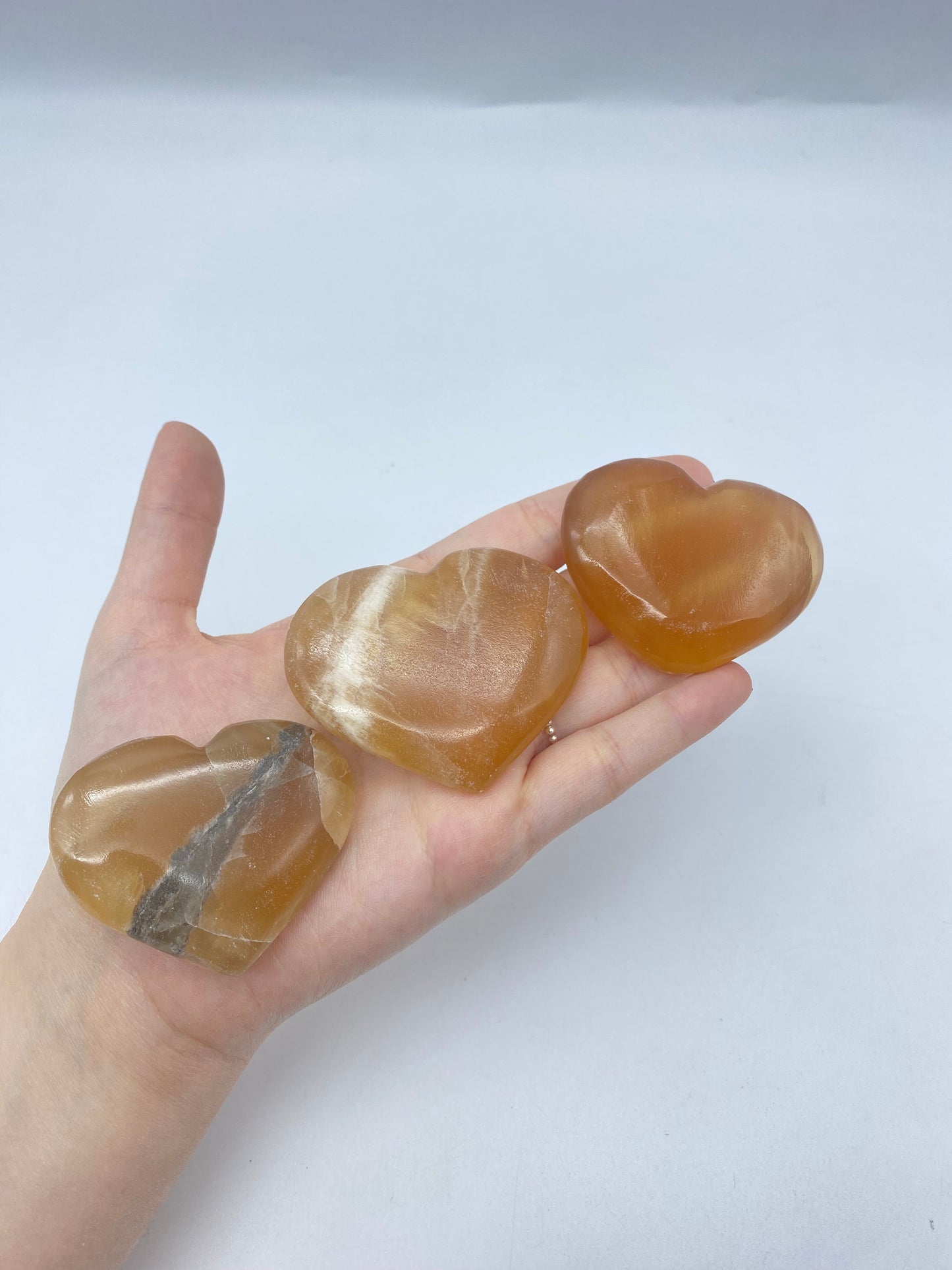 Cuore di Calcite Miele BIG