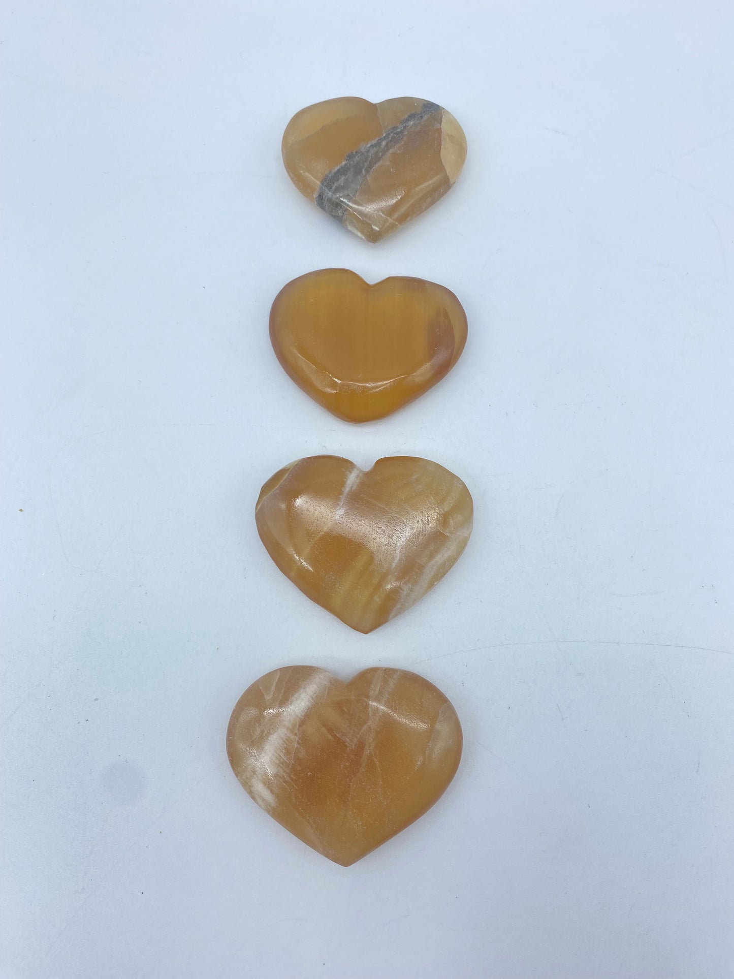 Cuore di Calcite Miele BIG