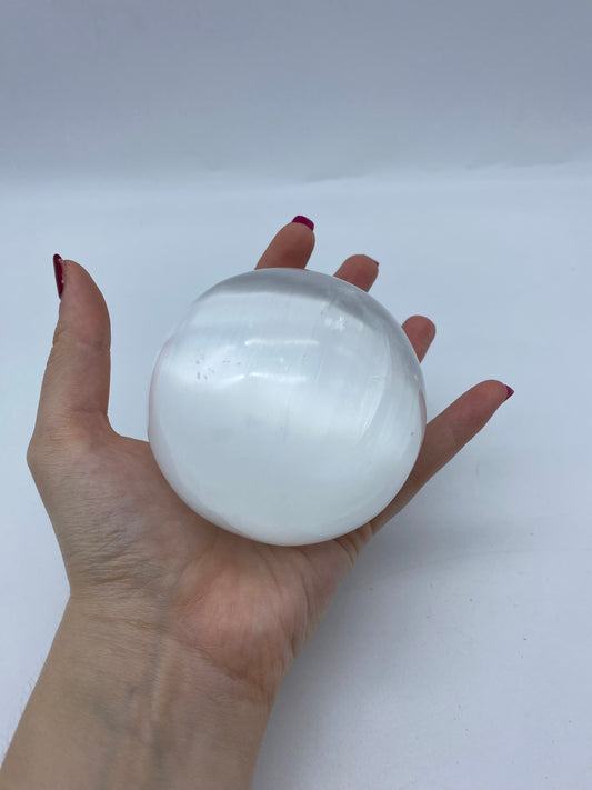 Sfera di Selenite circonferenza 26.5 cm