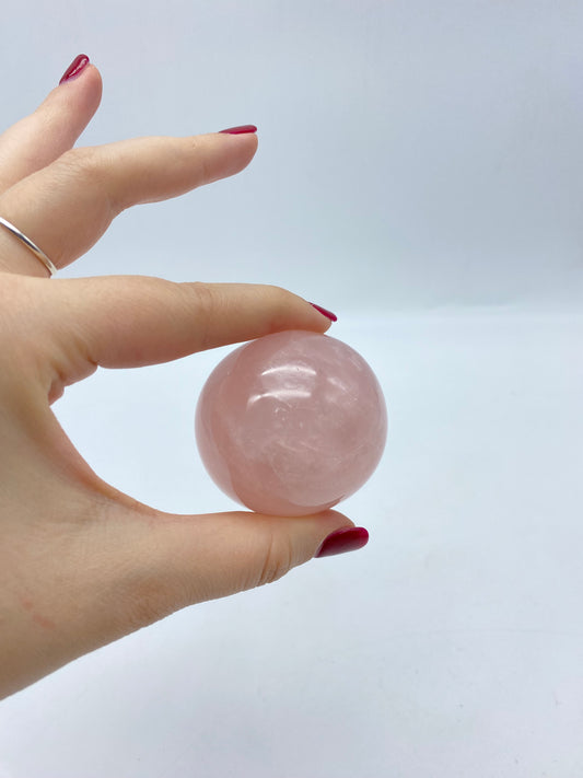 Sfera Quarzo Rosa